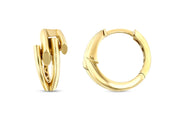 14ct Tarde Design Gold Earrings