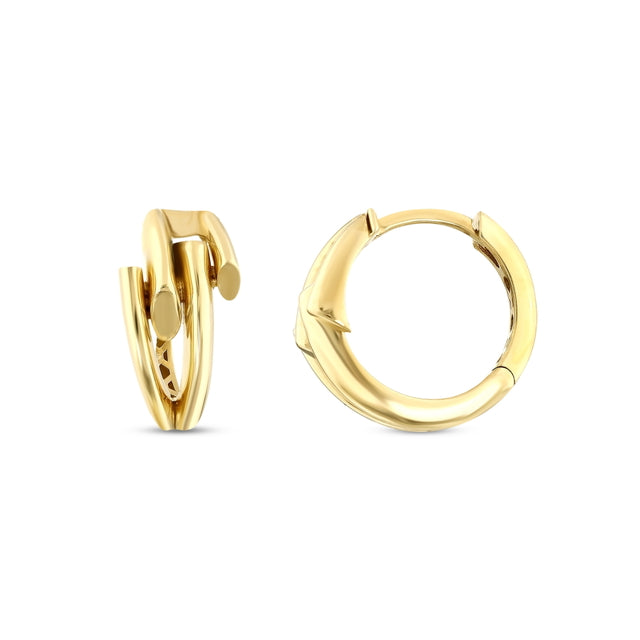 14ct Tarde Design Gold Earrings