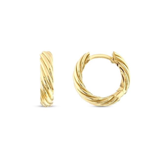14ct Tejer Design Gold Earrings