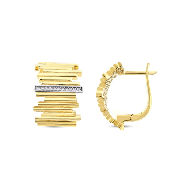 14ct Sashay Design Gold Earrings