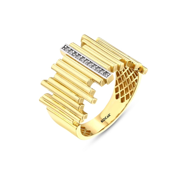 14ct Sashay Design Gold Ring