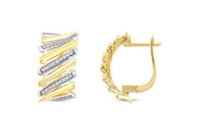 14ct Curva Design Gold Earrings