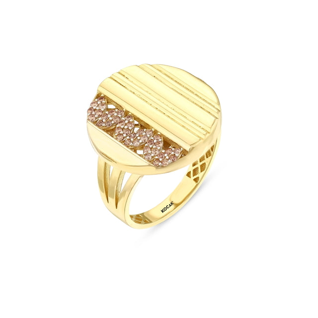 14ct Lover Design Gold Ring