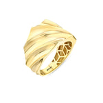 Load image into Gallery viewer, 14ct Oyster Design Gold Ring