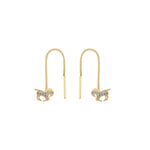 Load image into Gallery viewer, 14ct Zincirli Design At Figurlu Gold Earrings