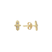14ct Arco Design Gold Earrings