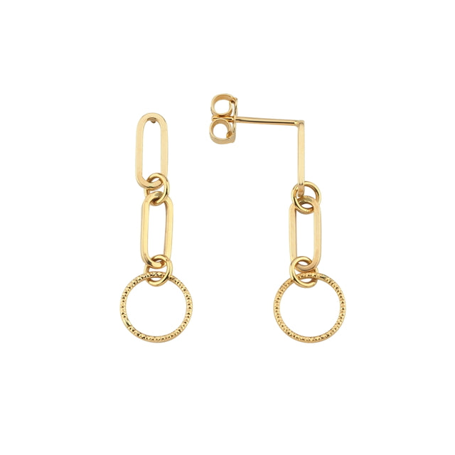 14ct Sunflower Gold Earrings