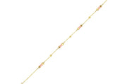 14ct Turuncu Figurlu Design Gold Bracelet