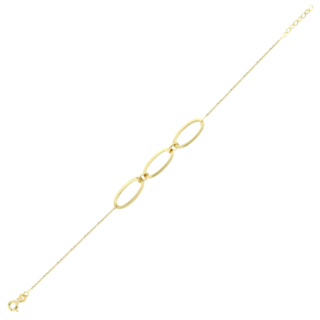 14ct Baffo Design Gold Bracelet