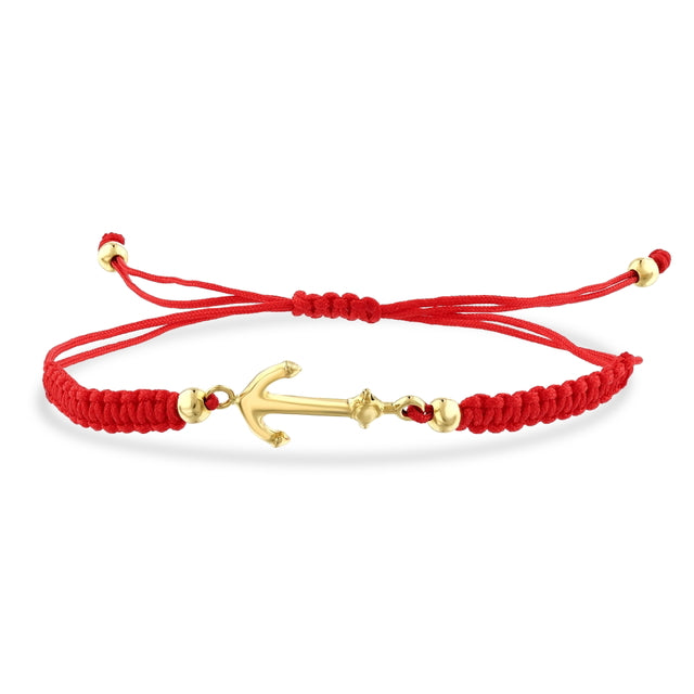 14ct Capa Design Cord Gold Bracelet