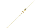 14ct Enamel Pearl Design Gold Bracelet