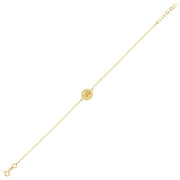 14ct Fil Design Gold Bracelet