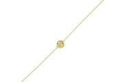 14ct Colour Stone Set Goz Design Gold Bracelet
