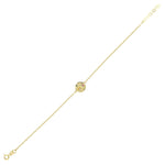 Load image into Gallery viewer, 14ct Colour Stone Set Goz Design Gold Bracelet