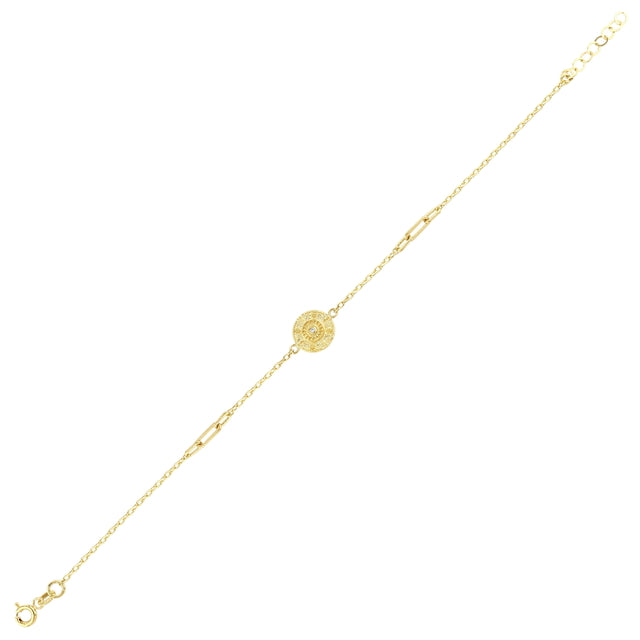 14ct Sans Tilsimi Design Gold Bracelet