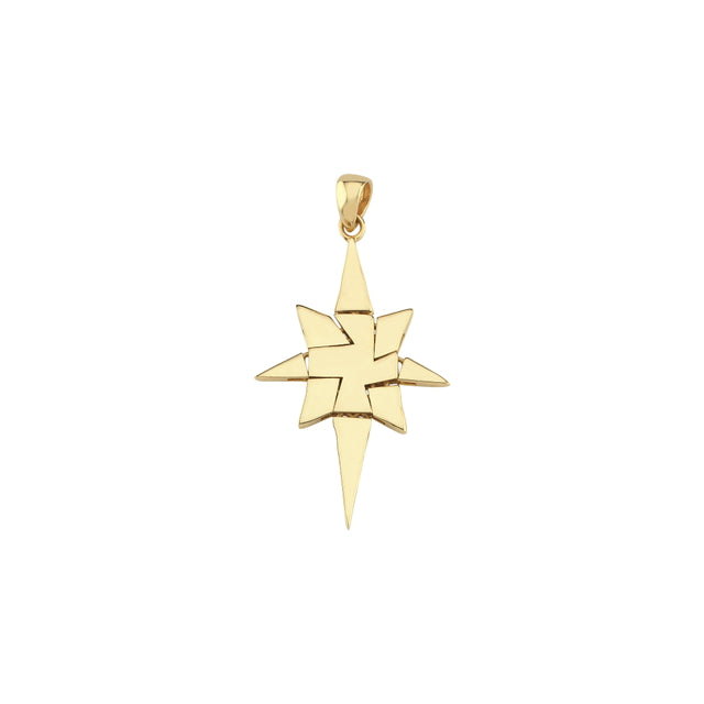 14ct Articulated North Star Gold Pendant (Chain Not Included)