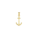 Load image into Gallery viewer, 14ct Anchor Design Gold Pendant (Chain Not Included)