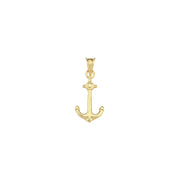 14ct Anchor Design Gold Pendant (Chain Not Included)