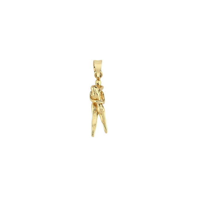 14ct Sarilan Double Design Gold Pendant (Chain Not Included)