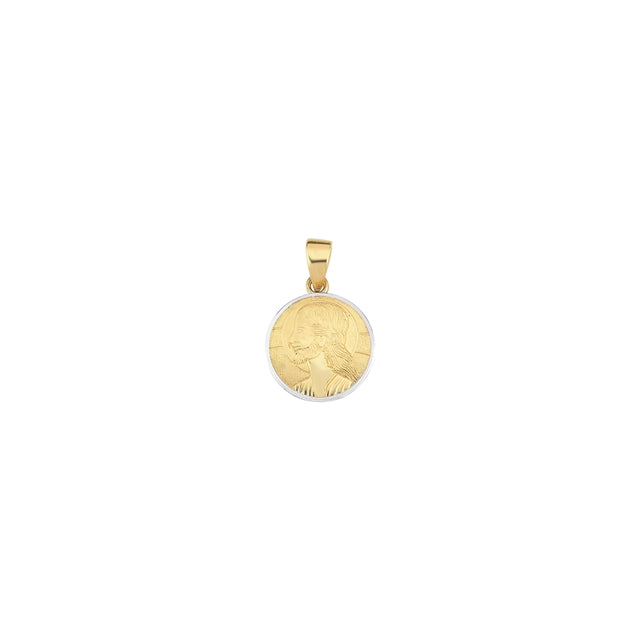 14ct Coin Design Gold Pendant (Chain Not Included)
