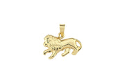 14ct Lion Design Gold Pendant (Chain Not Included)