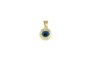 14ct Eye Design Gold Pendant (Chain Not Included)