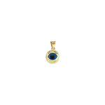 Load image into Gallery viewer, 14ct Eye Design Gold Pendant (Chain Not Included)