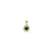 14ct Eye Design Gold Pendant (Chain Not Included)
