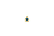 14ct Eye Design Gold Pendant (Chain Not Included)