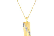 14ct Piazza Design Gold Pendant (Chain Not Included)