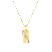 14ct Piazza Design Gold Pendant (Chain Not Included)