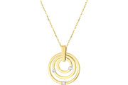 14ct Ring Design Gold Pendant (Chain Not Included)