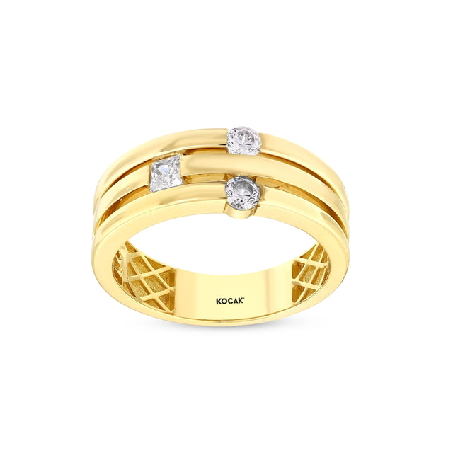 14ct Anello Design Gold Ring