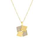 Load image into Gallery viewer, 14ct Piazze Design Gold Pendant (Chain Not Included)