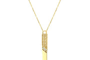 14ct Rete Design Gold Pendant (Chain Not Included)