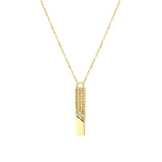 14ct Rete Design Gold Pendant (Chain Not Included)