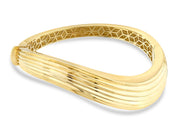 14ct Onda Design Gold Cuff Gold Bracelet