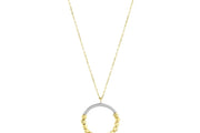 14ct Dorika Hoop Design Gold Necklace