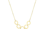 14ct Hoop Design Gold Necklace