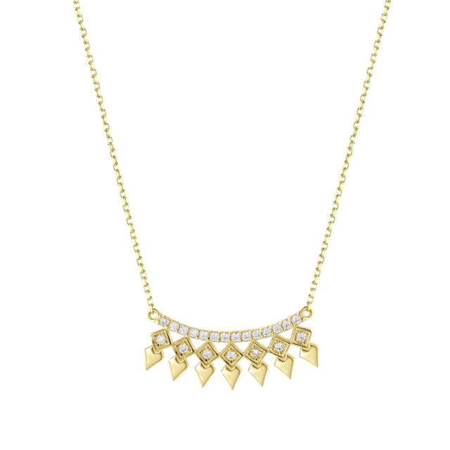 14ct Ethnic Design Gold Necklace