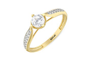 14ct Solitaire Gold Ring
