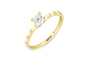 14ct Solitaire Gold Ring