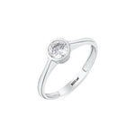 Load image into Gallery viewer, 14ct Solitaire Design White Gold Ring