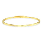 Load image into Gallery viewer, 14ct Tier Design Flex Yellow Gold Cuff Bracelet