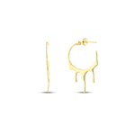 Load image into Gallery viewer, 14ct Akis Design Gold Earrings