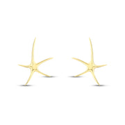14ct Starfish Design Gold Earrings