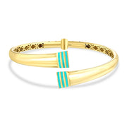 14ct Azul Design Gold Cuff Bracelet