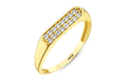 14ct Stone Set Design Gold Ring