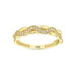 Load image into Gallery viewer, 14ct Dalga Design Stone Set Gold Ring