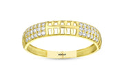 14ct Stone Set Design Gold Ring
